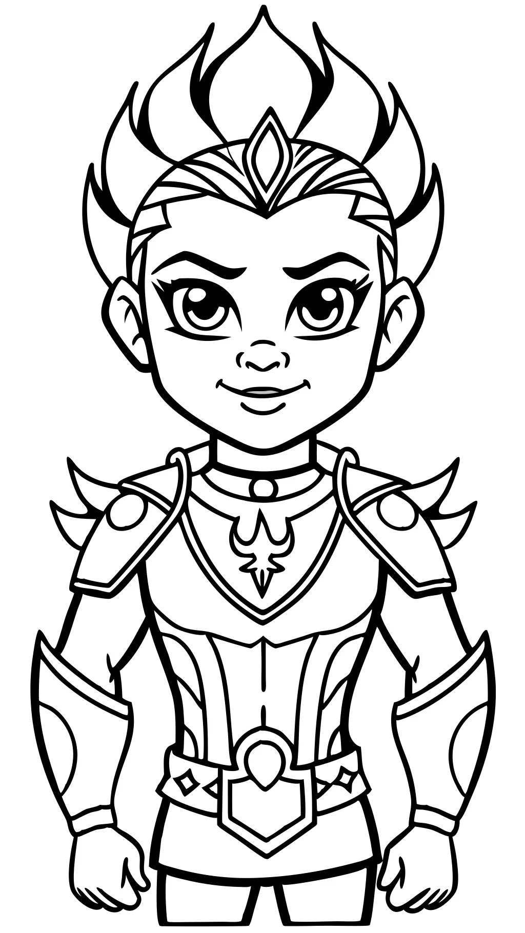 descendants 4 red coloring pages